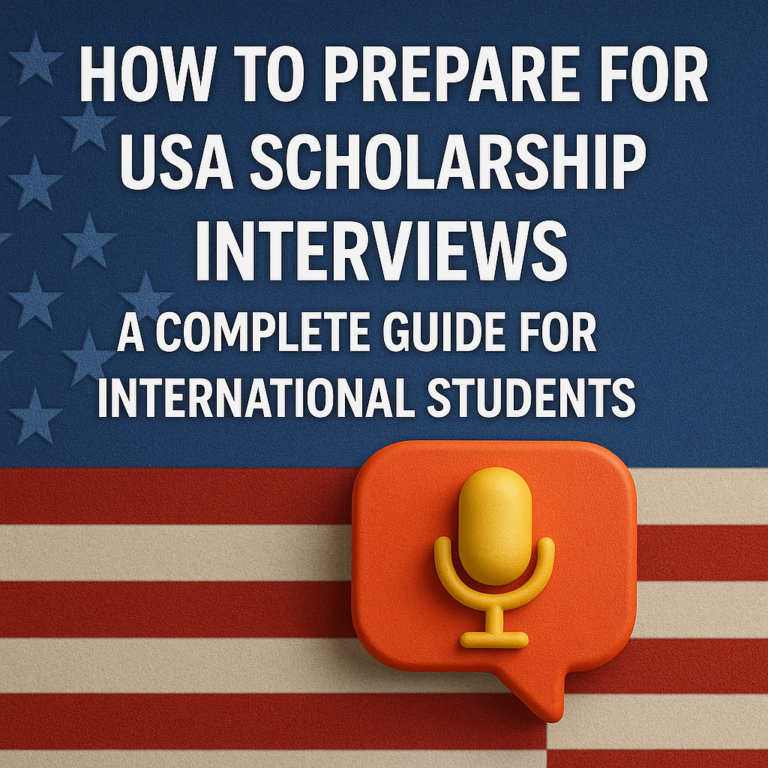 How to Prepare for USA Scholarship Interviews: A Complete Guide for International Students