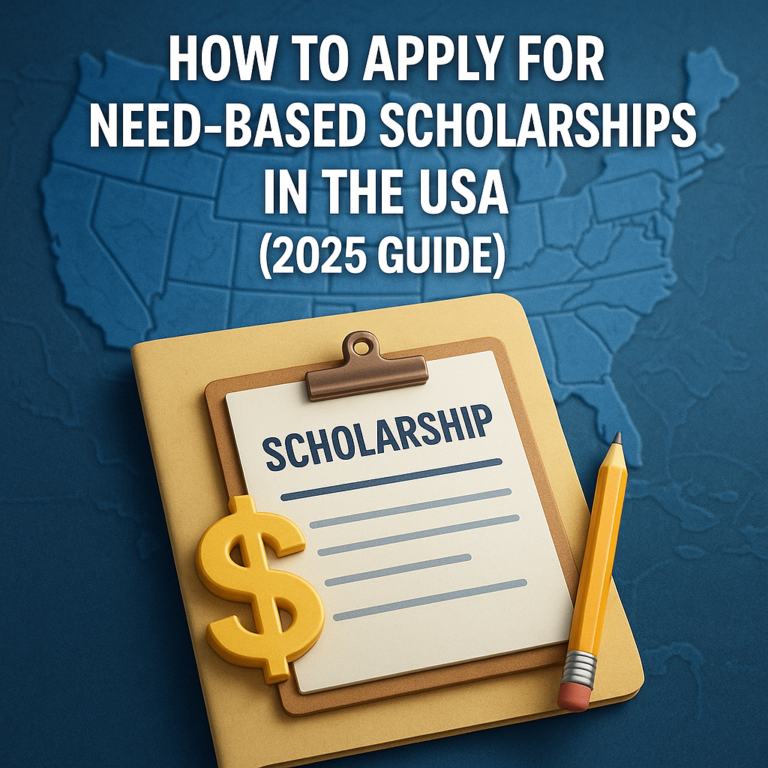 How to Apply for Need-Based Scholarships in the USA (2025 Guide)